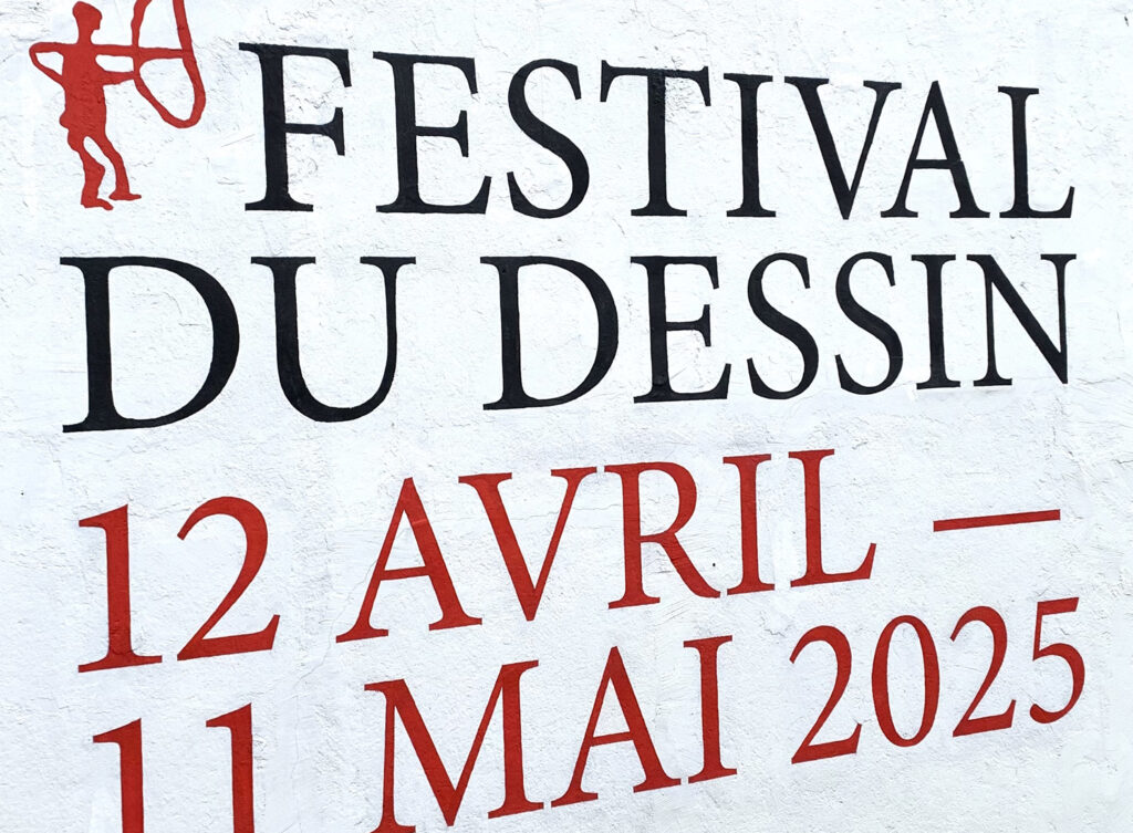 Peinture en lettres Festival du dessin Arles