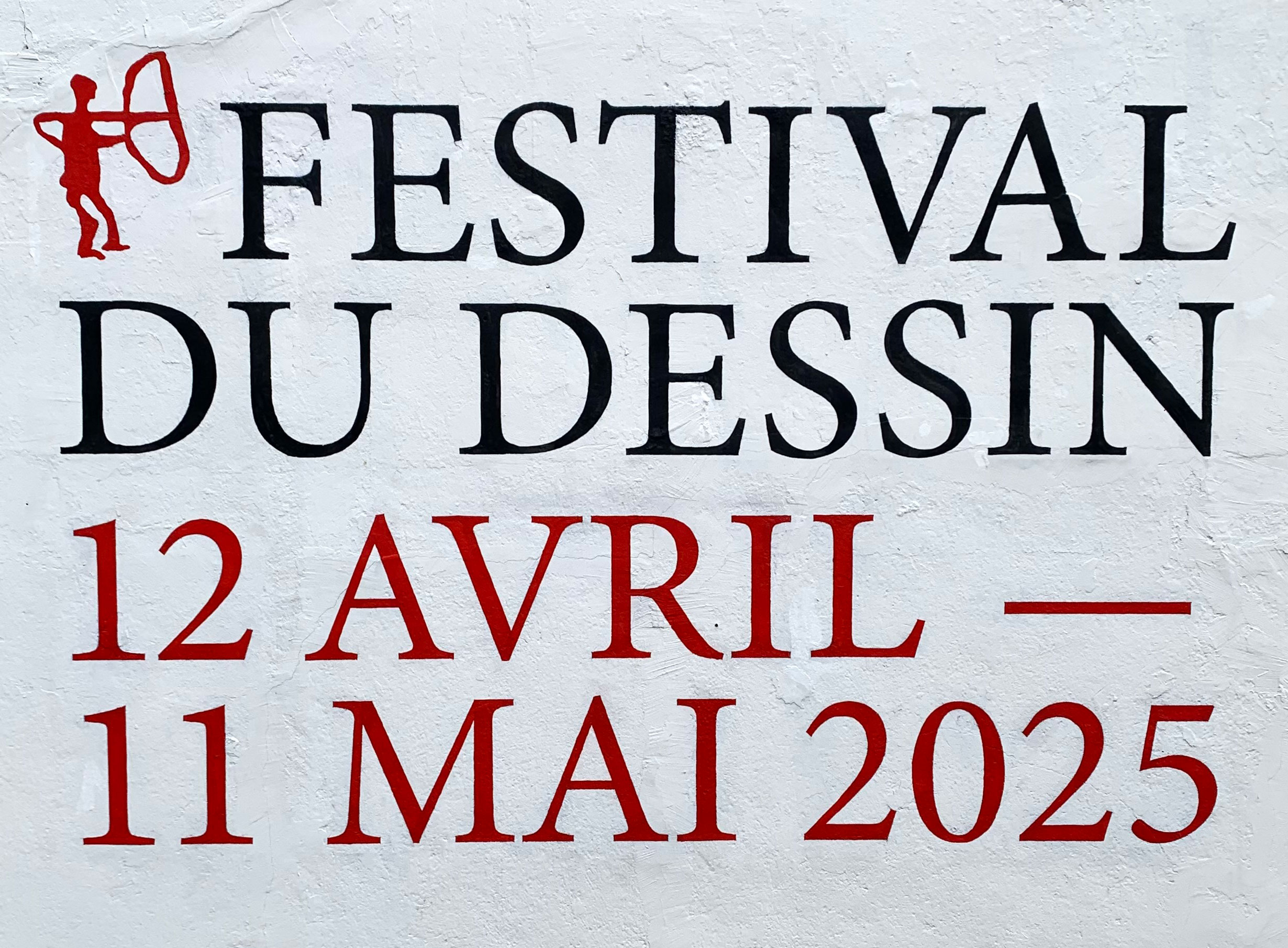Peinture en lettres Festival du dessin Arles